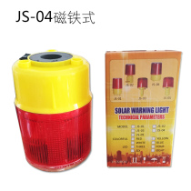 LED Light Control Solar Warning Light Tower Hoist Stroboscopic Traffic Barricade Road Cone Flash Magnet Mount