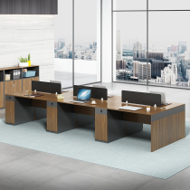 Staff office desk and chair combination simple modern screen table 46 staff desk card holder four computer desk