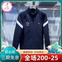 FILA File Jacket Man 2022 Spring Style Mens Clothing Sport Fashion Casual Blouse Jacket A11M213504