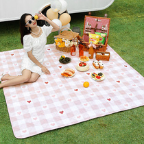 Picnic mat moisture-proof mat thickened outdoor mat portable waterproof outing park picnic cloth lawn mat lawn mat