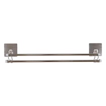 Yi fast Yongyi 304 stainless steel towel rack Bathroom shelf incognito suction cup towel rack Bath towel rack