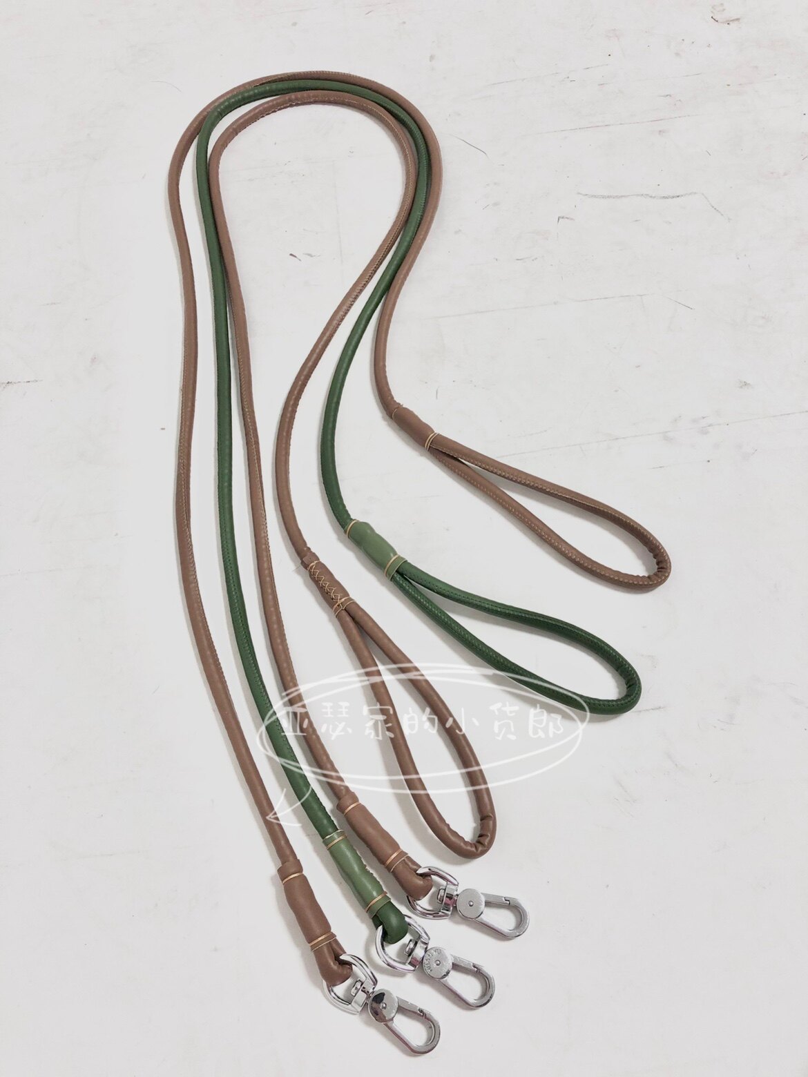 Yasser King Custom Ultra Slim Leather High-end Quality Home Pet Traction Belt 