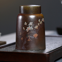 New product special power teacher Liang firewood beauty shoulder Magnolia height 15cm famous handmade purple sand tank