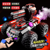 Childrens super remote control car gesture sensor toy can launch water bombs against tank four-wheel drive off-road vehicle boy