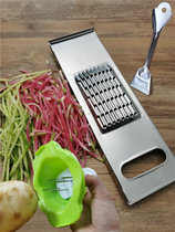 Radish wire grater Cut potato wire scraper artifact Melon planer household potato wipe kitchen stainless steel wire cleaner