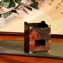 New copper brass tea stove household small carbon stove boiled water heating warm tea stove tea stove tea set zero with tea ceremony