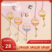 Hani embroidery bookmarks handmade diy material bag handmade embroidery diy send girlfriend to boyfriend 520 heart gift