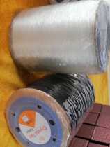 Large roll crystal line transparent round fish silk elastic thread rope beaded diy wear-resistant large roll 1000 m bracelet rope