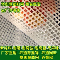 Thickened Plastic Flat Mesh Breeding Chicken Duck Goose Surrounding Breeding Goose Fry duck Yukon bed Leaking Dung Mat footnet sheet
