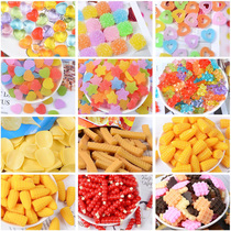 Simulation food Potato chips French fries Soft gummy candy Bear love candy Sugar gourd Corn sugar filling