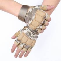 Tactical half-finger gloves Mens and womens outdoor sports Mountaineering cycling Special forces Military fans Riding fighting wrist gloves