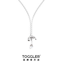 TOGGLER 20SS Original design sense ins Creative Diamond Drop Adjustable Proposal Diamond Necklace