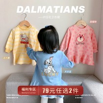 Chen Da Zhu L Ma Girl Baby Dress Autumn Baby Dress Thin Baby Baby Long Sleeve Dress