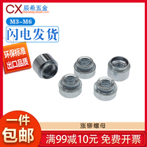 Rising rivet nut M3M4M5M6 rose riveting nut step pressure riveting nut material environmental protection galvanized