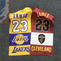 Basketball sports towel NBA James Knight Lakers sweat-sucking gym lengthy team custom bath towel