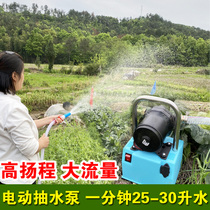  Small rechargeable pumping pump watering artifact Agricultural watering pumping machine Irrigation watering vegetables Household pastoral watering machine
