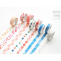 Picking up and paper tape Deco decoration series Simple basic account diary decoration material 15mm