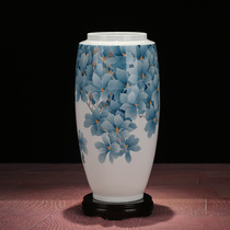 Hunan Provincial Ceramics Art Master Wang Wei Leaning to create a vase swinging piece Spring stream NX1361