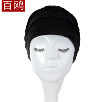 Long hair ear protection does not pull the head adult big head large print women increase the comfort of hot spring cloth swimming cap