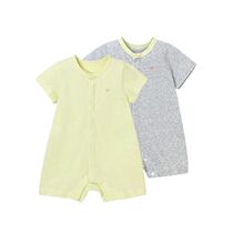 British newborn baby summer cotton underwear baby short-sleeved one-piece jumpsuit romper 184B0314