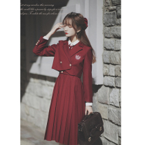 jk uniform milk protection skirt genuine original pleated skirt set full set of Japanese students uniform class uniform school Style Autumn