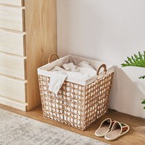 Nordic dirty clothes basket rattan dirty clothes storage basket household dirty clothes basket bathroom laundry basket childrens toys storage basket