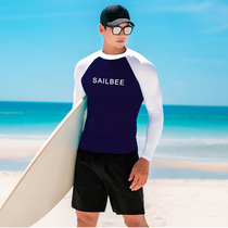 Men Long Sleeve Swimsuit Split Diving Suit Jellyfish Snorkeling Snorkeling Snorkeling Speed Dry Sunscreen Swimsuit Fitness Sport