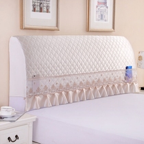 Bed Headgear Hood Rugged All-Clad Flannel Thickened Half Bag Dust Cover Minimalist Modern Clip Cotton Soft Bag Protective Sheath