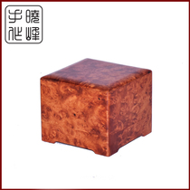 Antique full gall wood jade seal box Seal box Jade collection box Hetian jade display base Wooden vintage