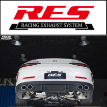 Benz AMG GT50 GT53 retrofit RES full section valve high flow head section RMBthree catalytic exhaust pipe noise