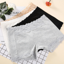 Fenteng safety pants womens summer days anti-light insurance cotton crotch sexy lace seamless large size boxer underwear women