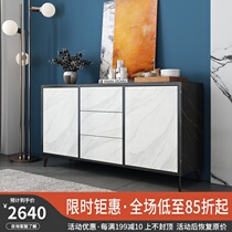 Italian minimalist rock plate dining side cabinet Restaurant Modern simple cabinet Dining room wall cabinet Side cabinet Locker Entrance cabinet