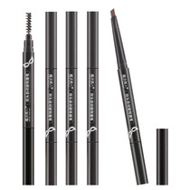 Magic Beauty Auto Rotation eyebrow with double head Eyebrow Pen Beginners Scholar Makeup Pen