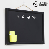 30 * 45 Wood-framed blackboard Magnetic Hanging Blackboard Office Home Blackboard Wall Chalk Writing Magnetic Green Board Display