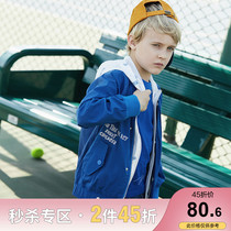 Love Faber childrens clothing 2021 autumn clothes new boy coat childrens middle and big childrens short baseball uniform