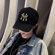 Baseball cap Korean version male and female embroidered hat tide 100 hitch sunscreen sunhat spring and summer sunscreen sunscreen net red duck tongue cap
