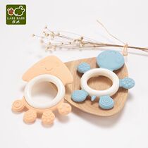 Rabbi baby tooth gum Baby Baby Baby new tooth gum silicone tooth gel tooth stick baby bite glue toy non-toxic soft