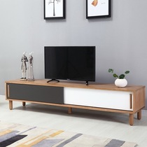 New Nordic solid wood cabinet 1 8 meters of small-sized Japanese logs TV cabinet minimalist TV cabinet furniture