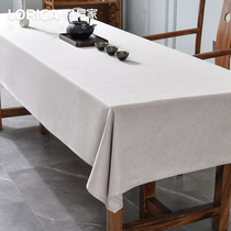 Locyi Family Meeting Table Cloth Rectangular Table Cloth Round Table Pure Color Tea Table Desk Brief Yyobuyi New Chinese Table Cloth