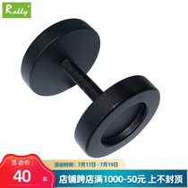 Rally Barn door Door handle Hanging rail door Sliding door Rail door Sliding door Black double-sided round handle Stainless steel