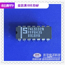  74LS132N DIP14 four-two input and non-gate Schmitt trigger input electronic components with single