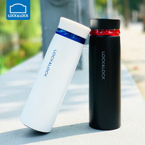 Music button stainless steel thermos cup lightweight portable water cup simple creative Cup couple Cup couple Cup business tea cup