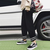 Fat Sister Spring Summer 2022 New Big Code Broadlegged Pants Fat MM Casual Straight Cylinder 90% Women Pants Loose to Lean Tide