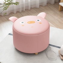 Cute cartoon mushroom stool Comfortable simple wear-resistant dirt-resistant removable washable fabric High quality stable creative small bench