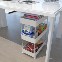 Household multi-layer crevice storage shelf Multi-layer floor cart kitchen storage rack