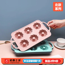 Ken Fujitsu new products 6 Windmill European baking cake die food grade silicone easy to clean