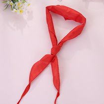 Red scarf Primary School students standard cotton cloth large wholesale children adult universal red scarf 1 meter does not fade