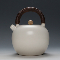 Large number of soda glazed home cooking water teapot electric pottery stove Three-world bubble teapot special ceramic cooking teapot suit