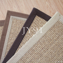 Long memory natural eco-friendly sword hemp rug Nordic living room tea table cushion book room tea room bedroom coarse linen cushion customised