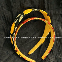 ten thousand paparazzi store Korean retro floral floral hair stirrup is too beautiful